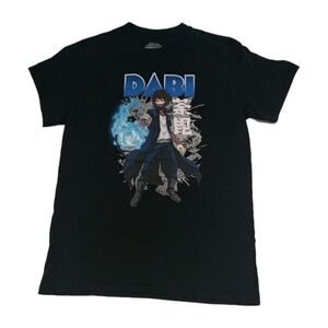 My‎ Hero Academia Shirt Mens Size S Dabi Short Sleeve Black